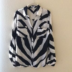 Express Portofino Shirt - Zebra